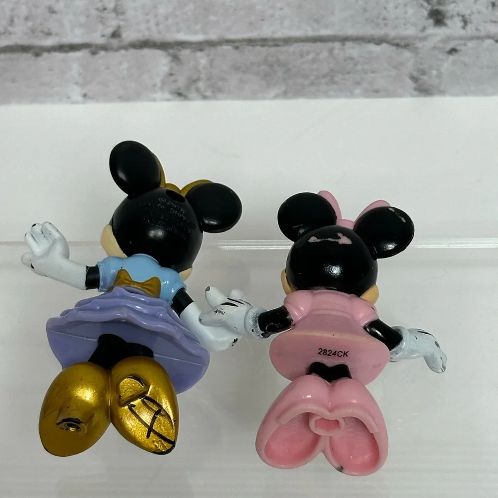 Disney Minnie Mouse Characters Figures Lot Of 2